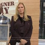 Leanne Morgan’s brown blazer and pants on Today