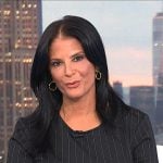 Darlene’s black pinstripe dress on Today