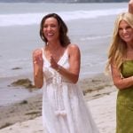 Debbie’s white lace dress on The Golden Bachelor