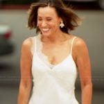 Debbie’s white lace dress on The Golden Bachelor