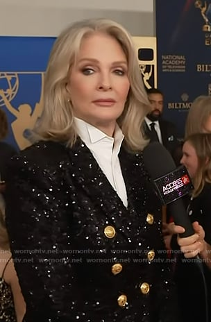 Deidre Hall’s sequin blazer on Access Hollywood