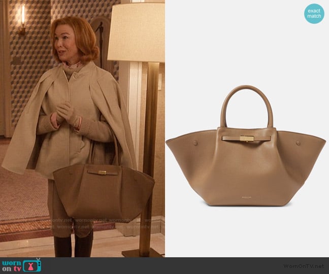 Demellier New York Midi leather tote bag worn by Camila White (Renee Zellweger) on Only Murders in the Building