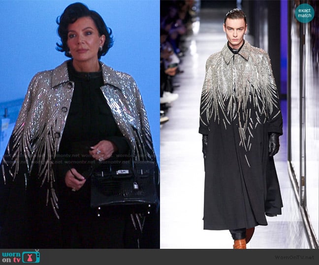 Dior 2020 Autumn Winter Collection worn by Kris Jenner (Kris Jenner) on The Kardashians
