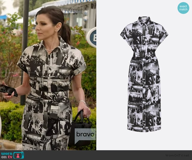 Dior Mid-Length Shirtdress worn by Heather Dubrow on The Real Housewives of Orange County