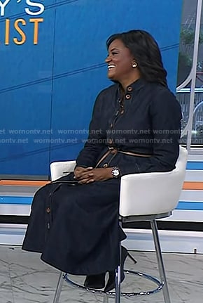 Dr. Angela Lamb’s denim shirtdress on Today