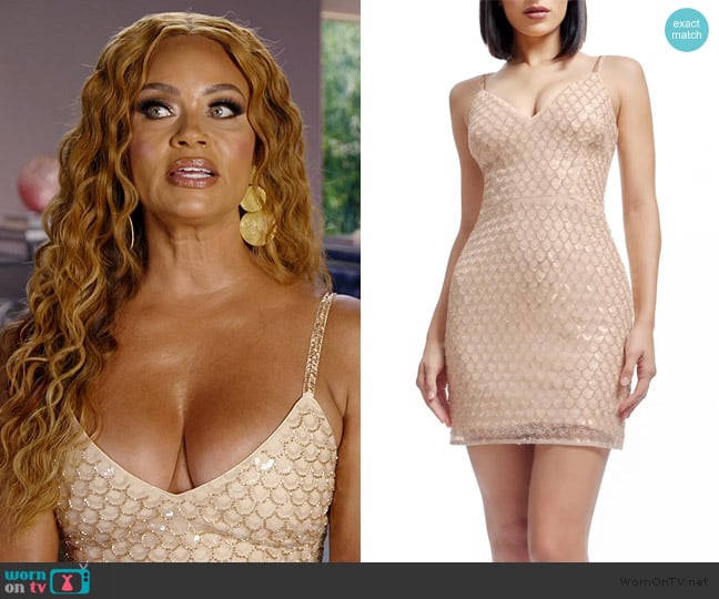 Dress the Population Anya Dress worn by Gizelle Bryant on The Real Housewives of Potomac
