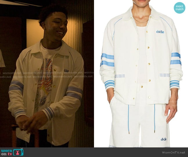 Drôle De Monsieur le Vest Après-Sport Jacket worn by Spenser Stewart (Thaddeus J. Mixson) on Reasonable Doubt