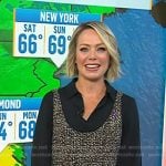 Dylan’s tweed layered mini dress on Today
