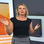Dylan’s grey mini skirt on Today