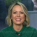 Dylan’s gold tear drop earrings on Today