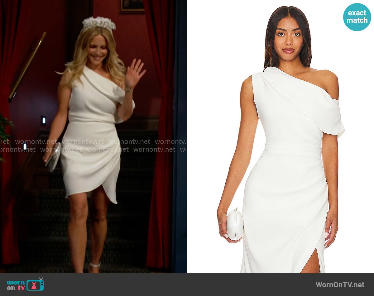 Christine’s bachelorette party dress on The Young and the Restless Christine’s bachelorette party dress on The Young and the Restless