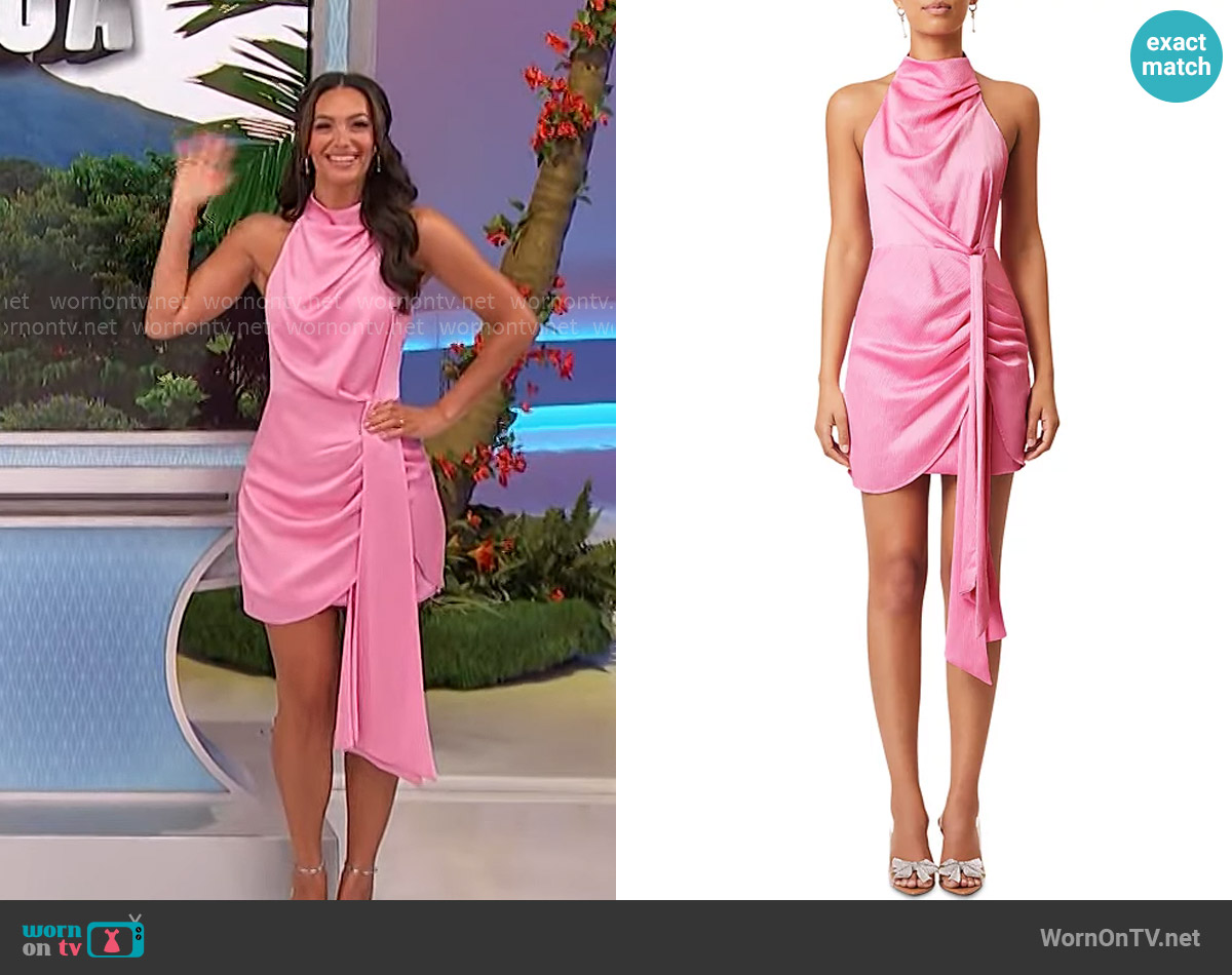 Elliatt Myra Mini Dress worn by Alexis Gaube on The Price is Right
