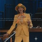 Elsbeth’s yellow blazer and pants on Elsbeth
