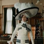 Elsbeth’s white lace dress on Elsbeth