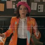 Elsbeth’s multicolor blazer on Elsbeth
