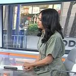 Emilie’s beige clear heel sandals on Today