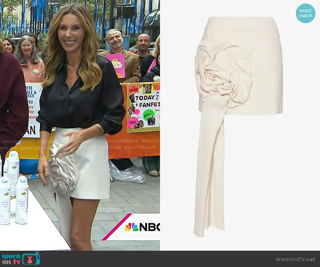 Emily Ratajkowski x Marella Zulia Skirt worn by Sarah Eggenberger on Today