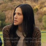 Esther’s leopard print cardigan on Nobody Wants This
