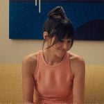 Esther’s coral pink dress on Nobody Wants This