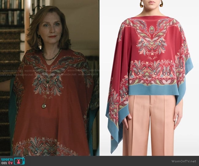 Etro Paisley Print Dress worn by Beryl Nix (Kate Jennings Grant) on Elsbeth