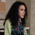 Elena’s floral print vest on Abbott Elementary