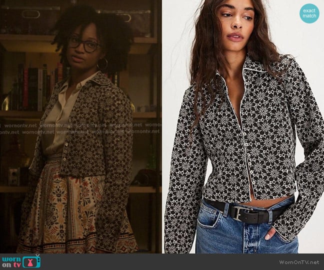 Free People Dream A Little Dream Top worn by Kristin (Kiah Alexandria Clingman) on Reasonable Doubt