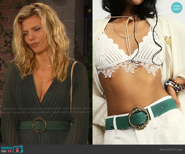 Cat’s green belt on Days of our Lives
