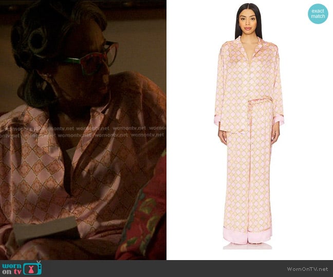 Free People x Intimately Fp Dreamy Days Pajama Set in Sweet Lilac Combo worn by Mama Lu (Pauletta Washington) on Reasonable Doubt