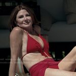 Cindy’s red fringed bikini on The Golden Bachelor