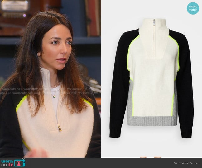 From Future Colorblock Jumper worn by Marie on Selling Sunset