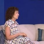 Dr Gail Saltz’s floral print shirtdress on Live with Kelly and Mark