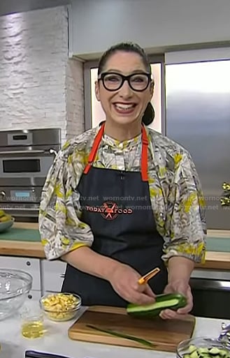 Gesine Bullock-Prado’s print elbow sleeve blouse on Today