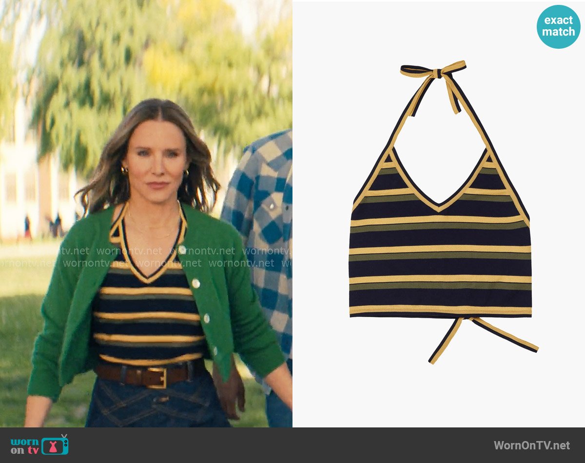 Giuliva Sue Crop Top in Cotton Knit worn by Joanne (Kristen Bell) on Nobody Wants This