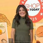 Adrianna’s green midi dress on Today