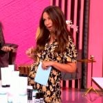 Gretta Monahan’s floral print dress on The View
