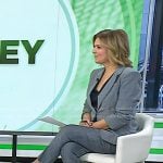 Christine Romans’ grey blazer and cropped pants on Today