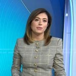 Chloe’s grey plaid jacket on Today