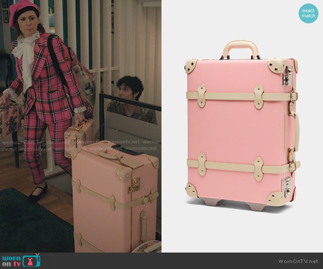 Hamilton Princess Bermuda x SteamLine Luggage Carry-On Suitcase in Pink worn by Elsbeth Tascioni (Carrie Preston) on Elsbeth
