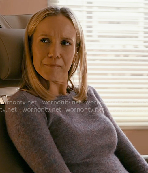 Hannah’s purple sweater on Chicago Med