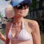 Heather’s white bikini top on The Real Housewives of Orange County