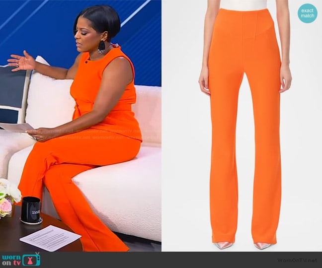 Herve Leger The Priscilla Pants worn by Tamron Hall on Tamron Hall Show