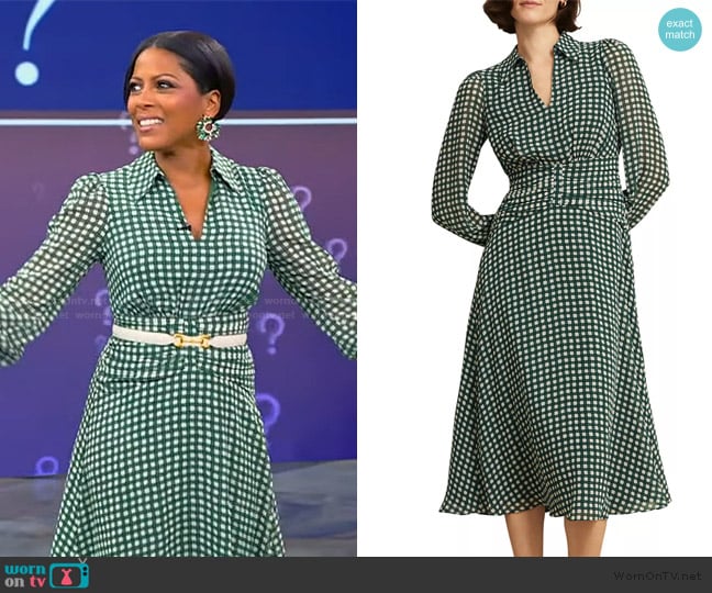 Hobbs London Longstock Dress worn by Tamron Hall on Tamron Hall Show