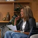 Hoda’s patchwork jeans on Today