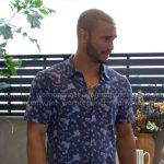 Holden’s blue floral shirt on The Young and the Restless
