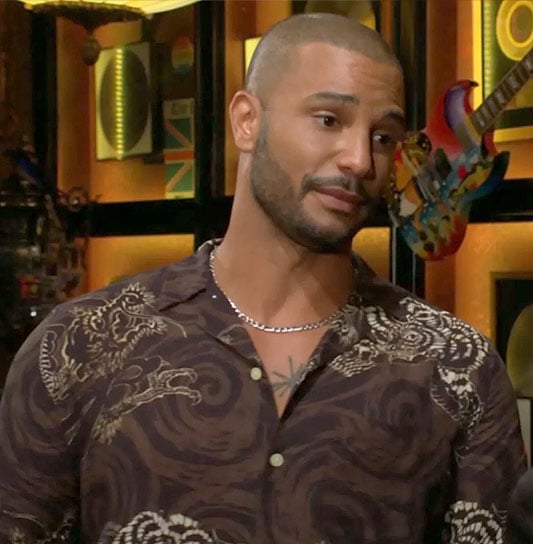 Holden's dragon print shirt on The Young and the Restless