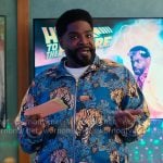 Howard’s blue tiger and toucan print jacket on Loot