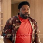 Howard's jungle print shirt on Loot