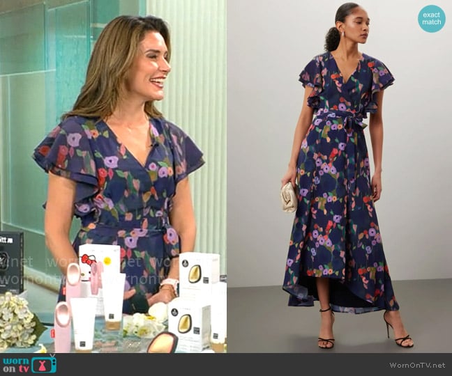 Hutch Finn Gown worn by Adriane Kiss on CBS Mornings