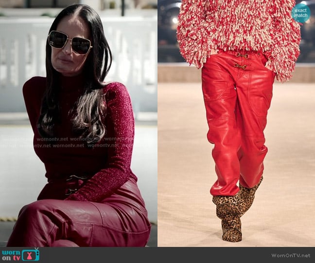 Isabel Marant Fall 2024 Collection worn by Lisa Barlow on The Real Housewives of Salt Lake City