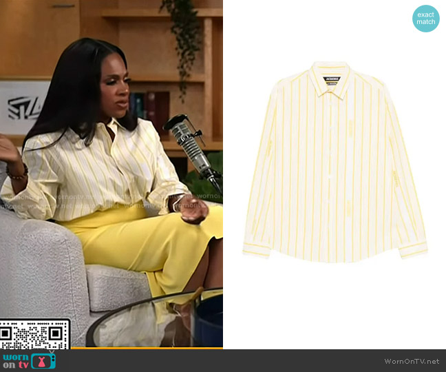 Jacquemus La Chemise Simon Shirt worn by Sheryl Lee Ralph on Today